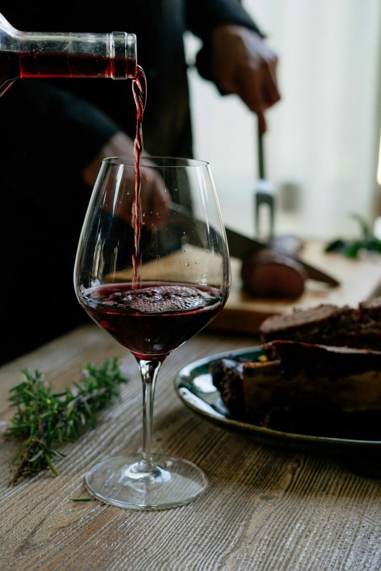 A flight of Margaret River wines